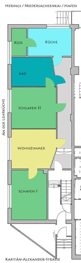 Alter Fischereihafen 52 คุกซ์ฮาเวน ภายนอก รูปภาพ